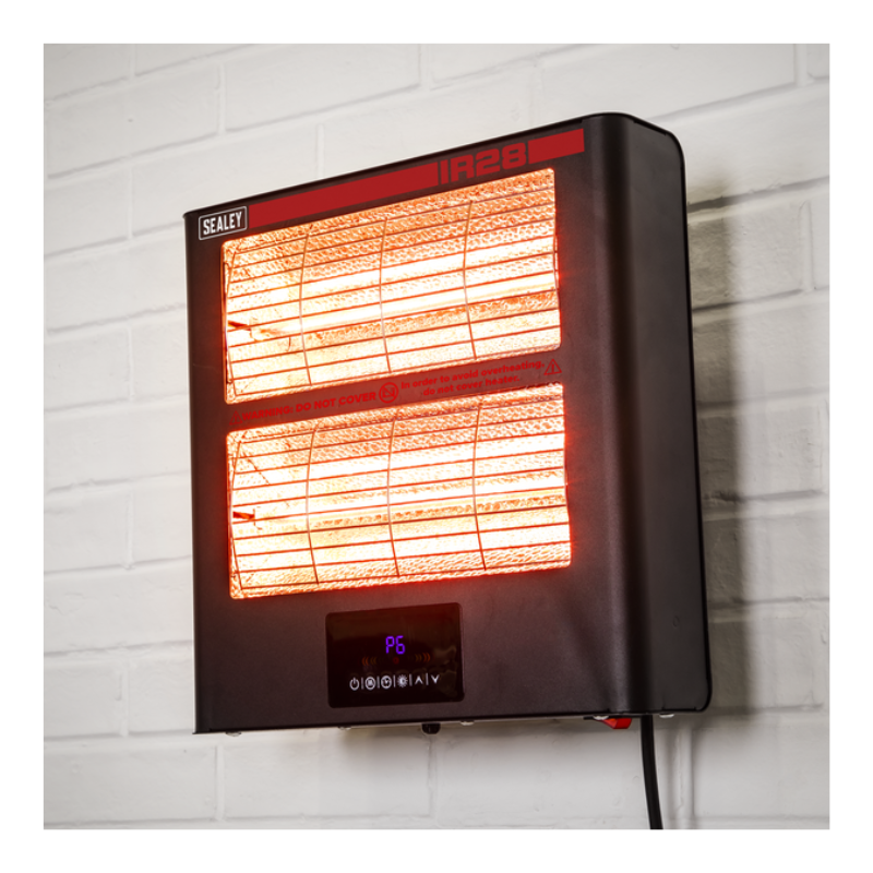 Sealey IR28 Wall Mounting Infrared Quartz Heater 2.8kW/230V