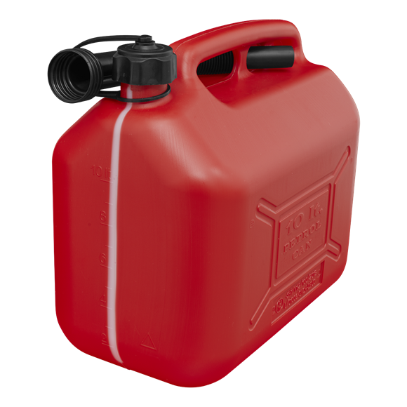 Sealey JC10PR Fuel Can 10L - Red
