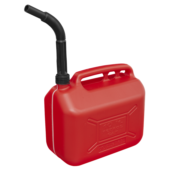 Sealey JC10PR Fuel Can 10L - Red