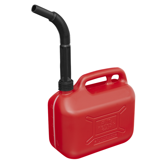Sealey JC5R Fuel Can 5L - Red