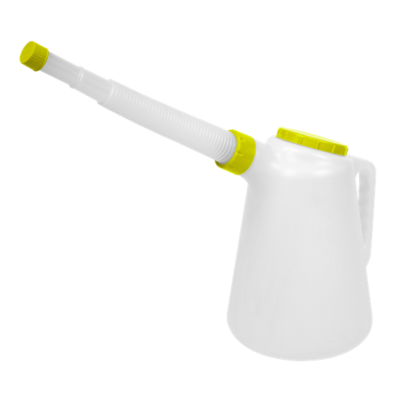 Sealey JDL5L Oil Container with Lime Lid & Flexible Spout 5L
