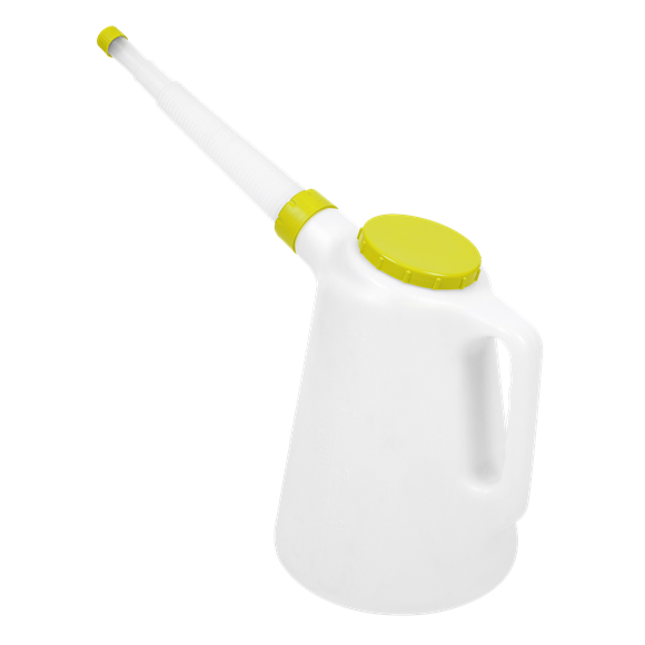 Sealey JDL5L Oil Container with Lime Lid & Flexible Spout 5L