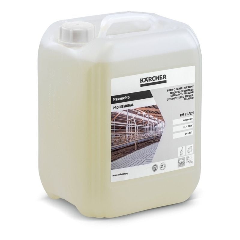 Karcher RM 91 Agri PressurePro Foam Cleaner, Alkaline - 10 Litre