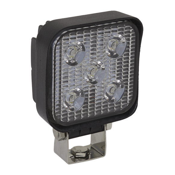 Sealey LED2S Mini Square Work Light with Mounting Bracket 15W SMD LED