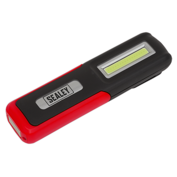 Sealey LED317 LED Twist Rechargeable Inspection Light 3W COB & 3W SMD LED