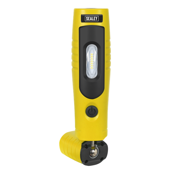 Sealey LED3602Y Rechargeable 360° Inspection Light 7 SMD & 3W SMD LED Yellow Lithium-ion