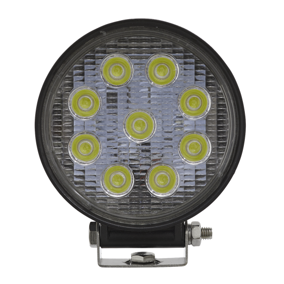 Sealey LED3R Round Work Light with Mounting Bracket 27W SMD LED
