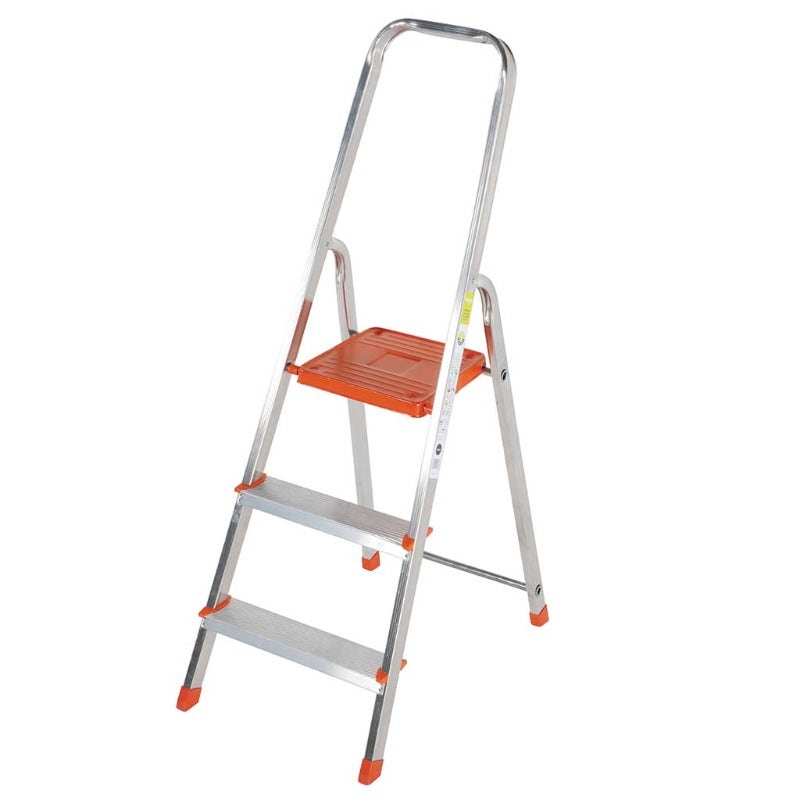 TB Davies 1212-003 3 Tread Light-Duty Platform Step Ladder