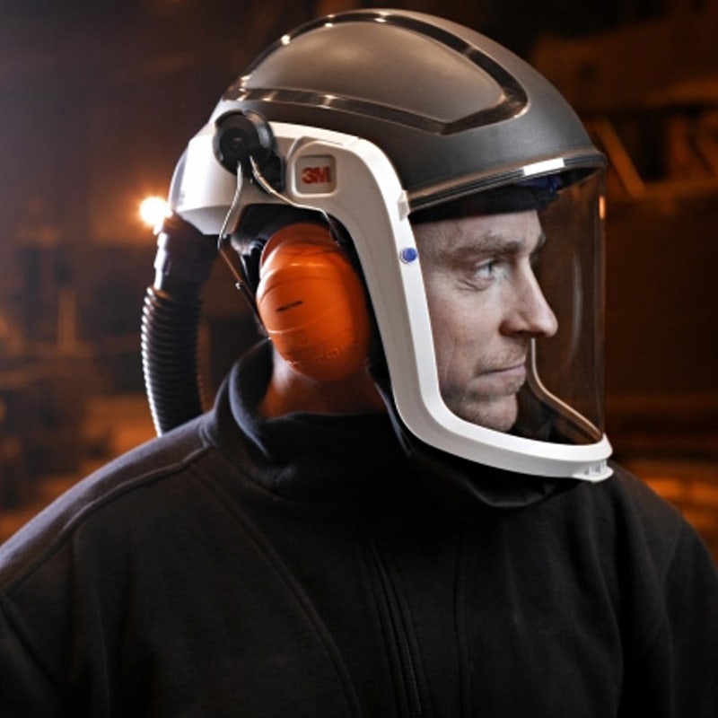 3M Versaflo M-307 Helmet with Flame Resistant Face Shield