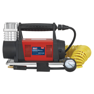 Sealey MAC07 Tyre Inflator/Mini Air Compressor 12V Heavy-Duty