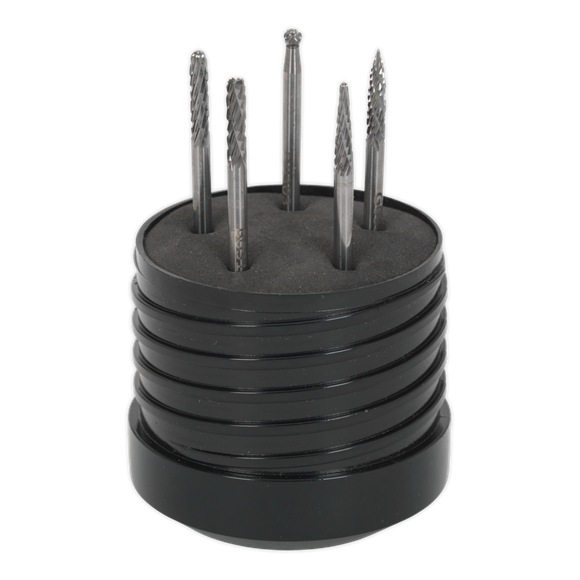 Sealey MCBSET01 Micro Carbide Burr Set 5pc