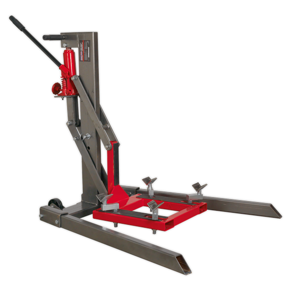 Sealey MCL500 Single Post Hydraulic Motorcycle Lift 450kg Capacity
