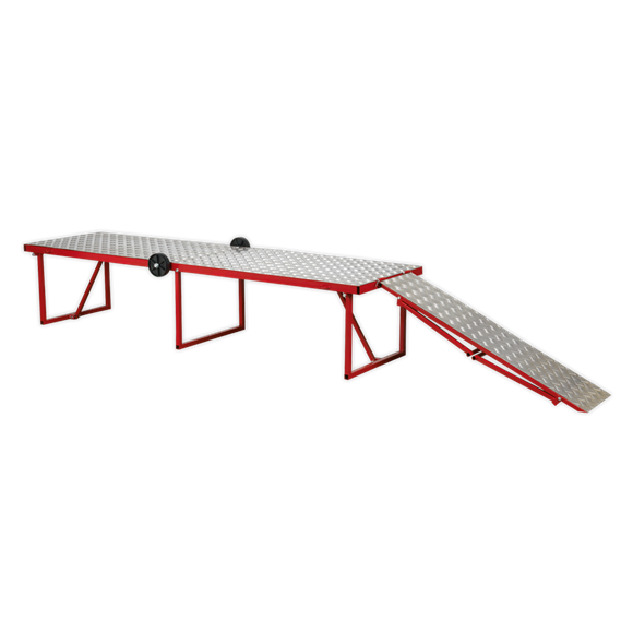 Sealey MCW360 Folding Motorcycle Workbench with Ramp 360kg Capacity