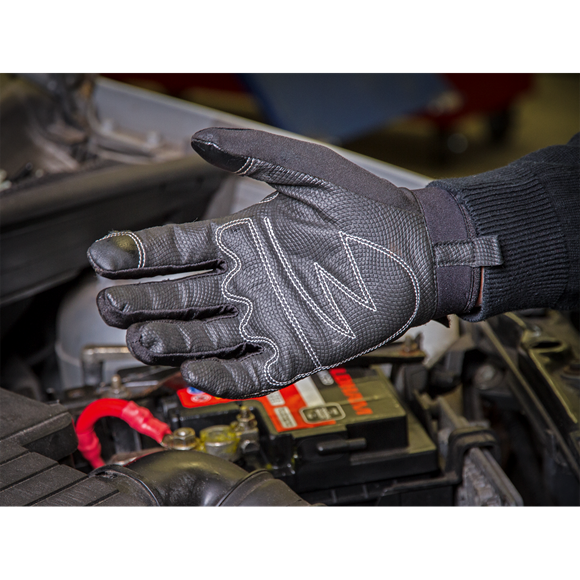 Sealey MG798L Mechanic's Gloves Light Palm Tactouch - Large