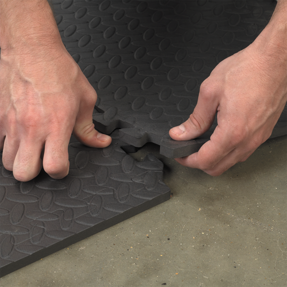 Sealey MIC1218 Interlocking EVA Foam Workshop Mat Set 1200 x 1800mm
