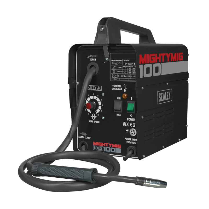 Sealey MIGHTYMIG100 Gasless MIG Welder 100A 230V