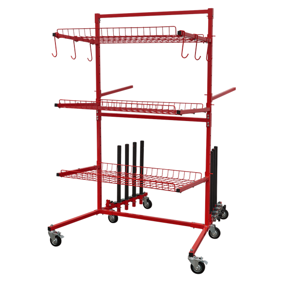 Sealey MK75 Parts Cart with Panel Train