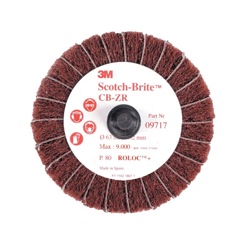 3M 09717 Scotchbrite Combi-wheel P80 63mm X 32mm