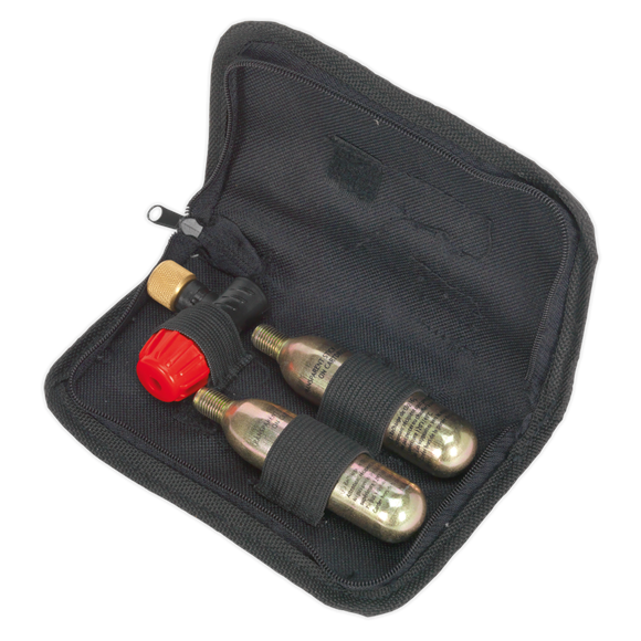 Sealey MS087 Motorcycle CO2 Emergency Tyre Inflator Kit
