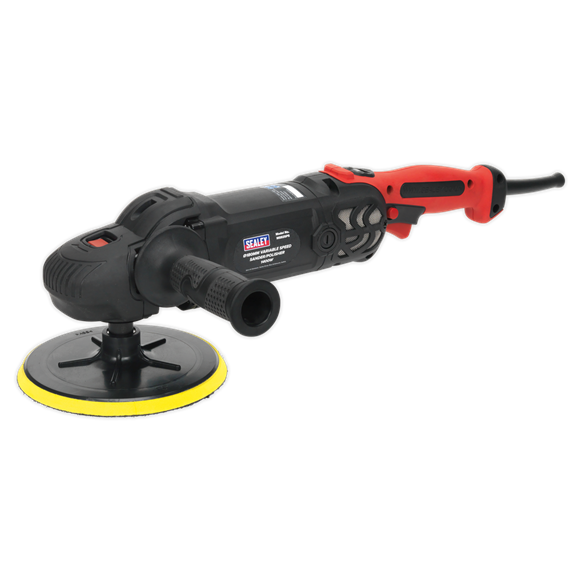 Sealey MS925PS 180mm Rotary Variable Speed Sander/Polisher 1400W/230V
