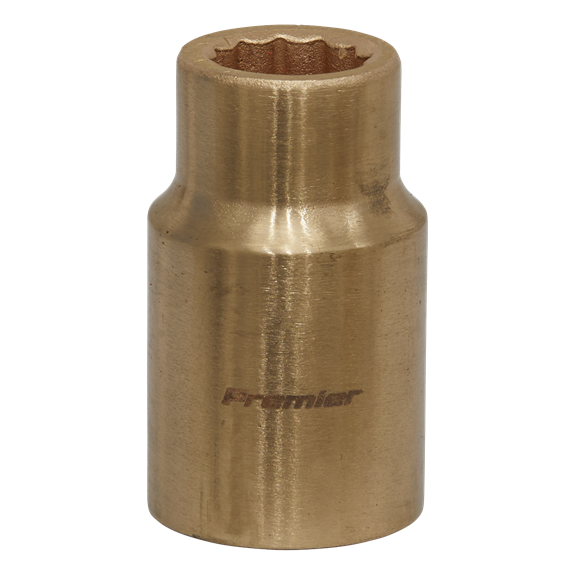 Sealey NS045 Socket 12mm 1/2"Sq Drive - Non-Sparking WallDrive®