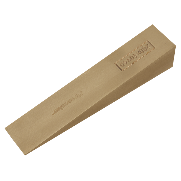 Sealey NS122 Wedge 200 x 40 x 40mm - Non-Sparking