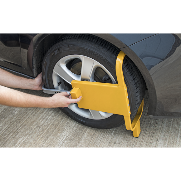 Sealey PB397 Wheel Clamp with Lock & Key