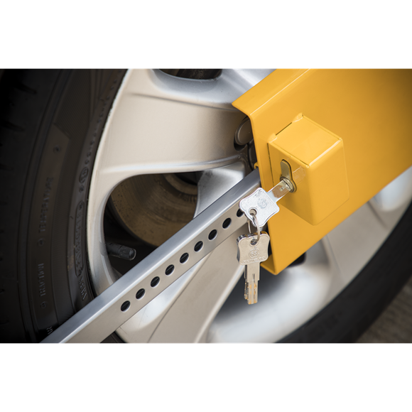 Sealey PB397 Wheel Clamp with Lock & Key
