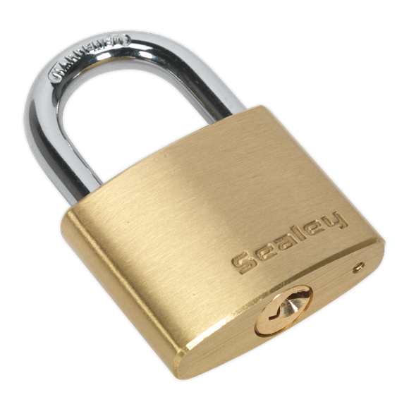 Sealey PL101 Brass Body Padlock 40mm
