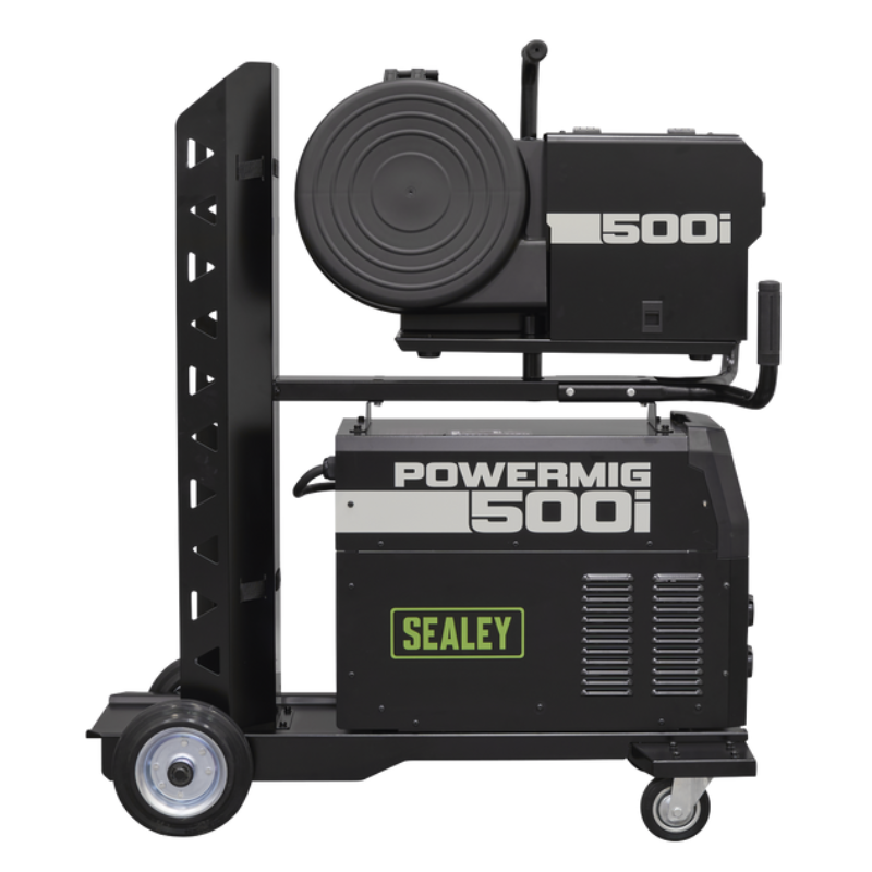Sealey POWERMIG500i 500A Professional Gas/Gasless MIG/TIG/MMA Inverter Welder With Portable Wire Feeder 400V 3ph