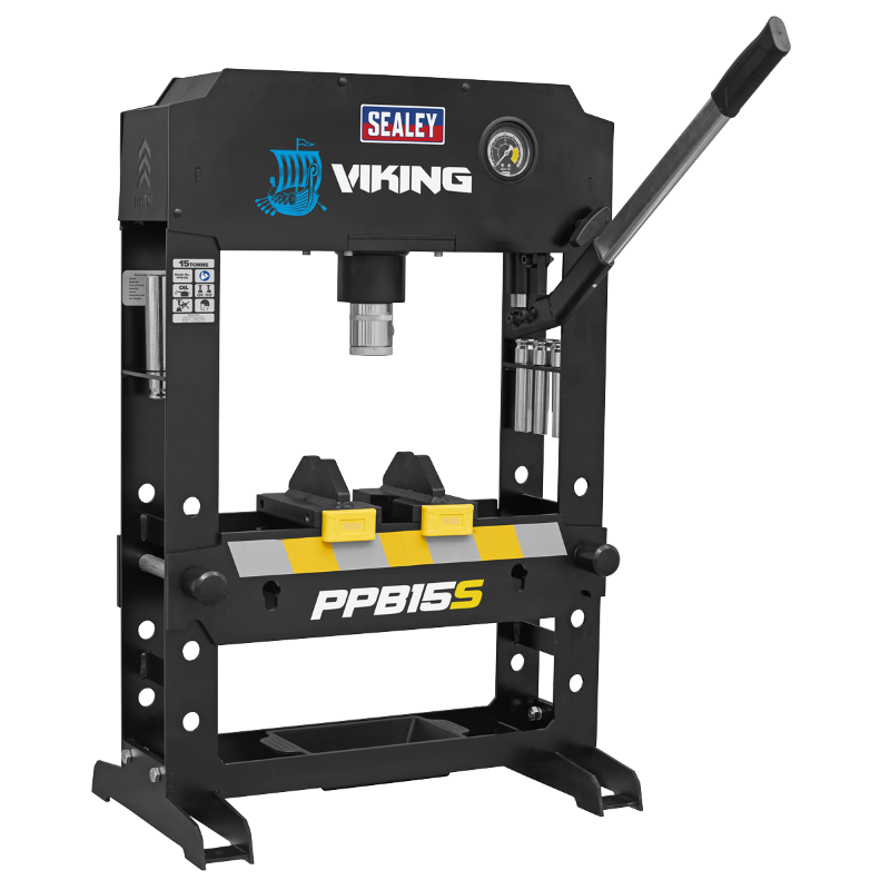 Sealey Viking Hydraulic Press 15tonne Bench Type