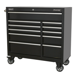 Sealey PTB105511 Rollcab 11 Drawer 1055mm Heavy-Duty Black