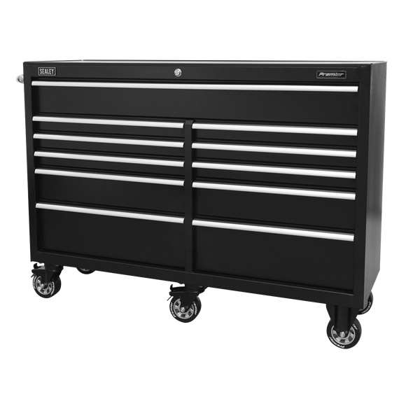 Sealey PTB143011 Rollcab 11 Drawer 1430mm Heavy-Duty Black