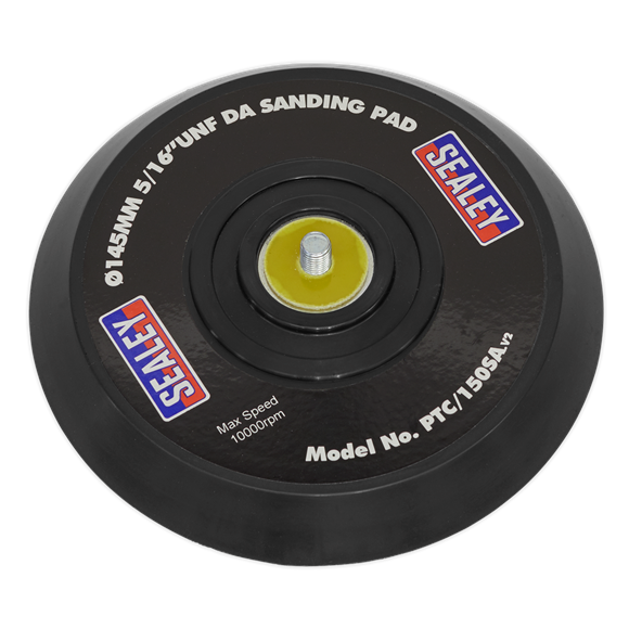 Sealey PTC/150SA DA Backing Pad for Stick-On Discs Ø145mm 5/16"UNF