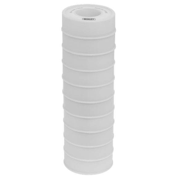 Sealey PTFE1210 PTFE Thread Sealing Tape 12mm x 12m Pack of 10