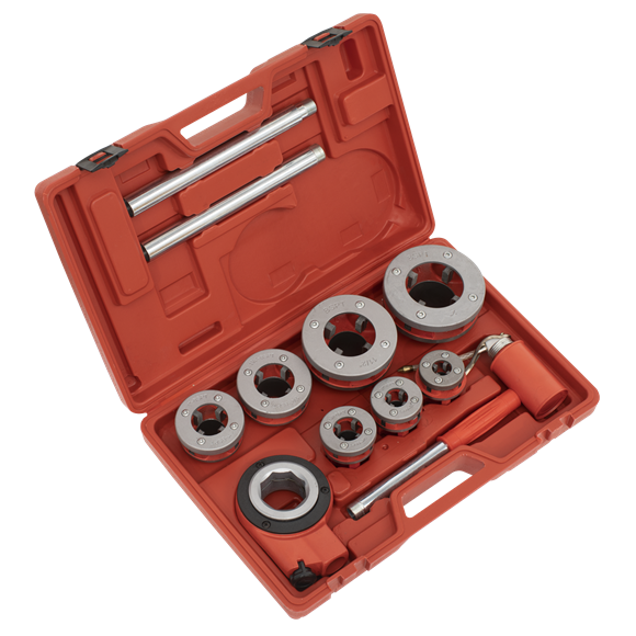 Sealey PTK992 Pipe Threading set 7pc 3/8"- 2"BSPT