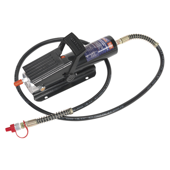 Sealey RE83/840/CWH Air Hydraulic Pump 10tonne with Hose