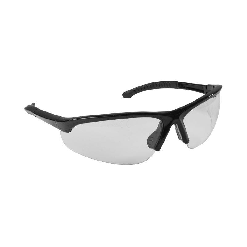 Sealey 9213 Worksafe Zante Style Clear Safety Glasses with Flexi Arms