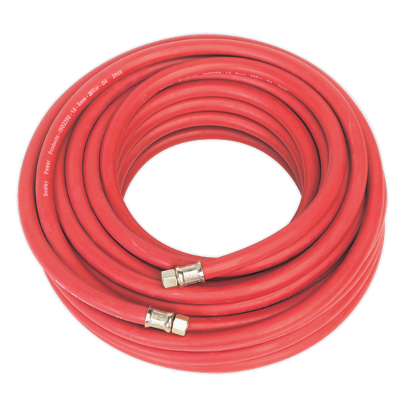 Sealey AHC20 Air Hose with 1/4"BSP Unions 20m x 8mm
