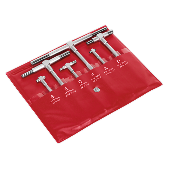 Sealey AK10115 Telescopic Bore Gauge Set 6pc