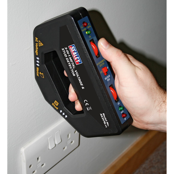 Sealey AK2018 Metal, Voltage & Stud Detector 3-in-1