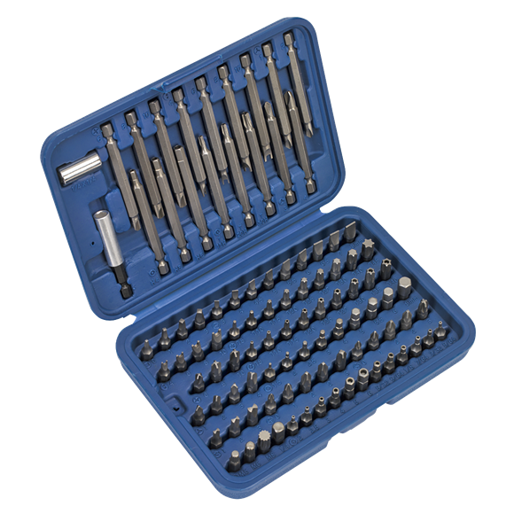 Sealey AK2099 Power Tool/Security Bit Set 99pc Long & Short