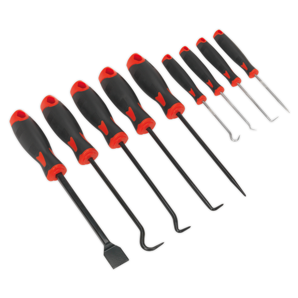 Sealey AK5209 Scraper & Hook Set 9pc