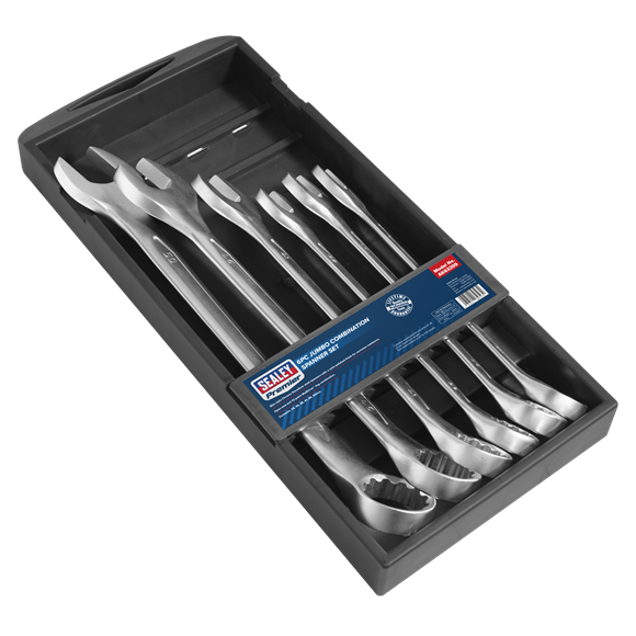 Sealey AK63259 Combination Spanner Set 6pc Jumbo Metric