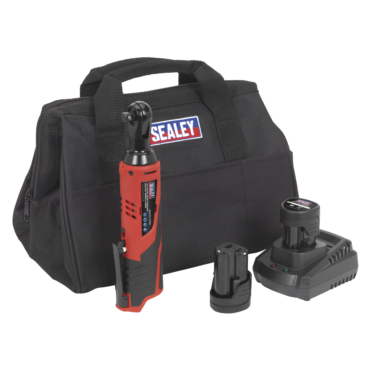 Sealey CP1202KIT Ratchet Wrench Kit 3/8"Sq Drive 12V Lithium-ion - 2 Batteries