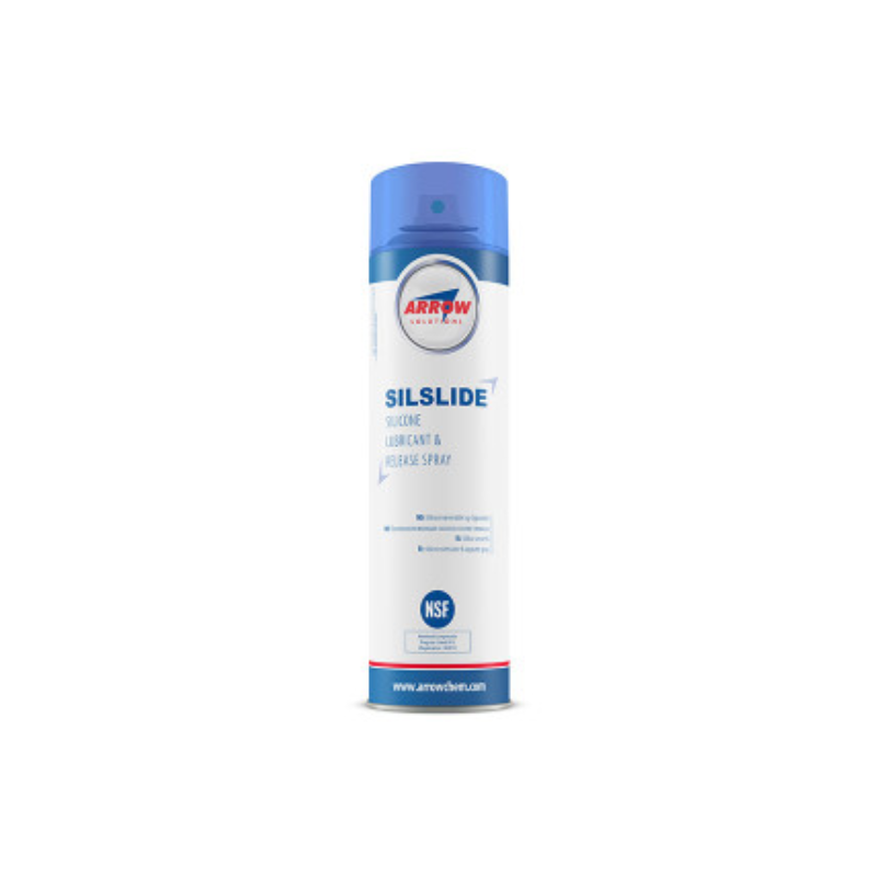 Arrow A087 Silslide Silicone Lubricant 400ml Aerosol (Pack of 12)