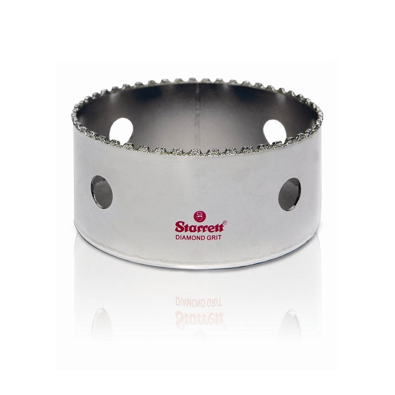 Starrett D0434 121mm/ 4.3/4-inch Diamond Ceramic and Abrasive Material Hole Saw
