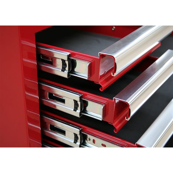 Sealey AP33089 Topchest 8 Drawer with Ball Bearing Slides - Red