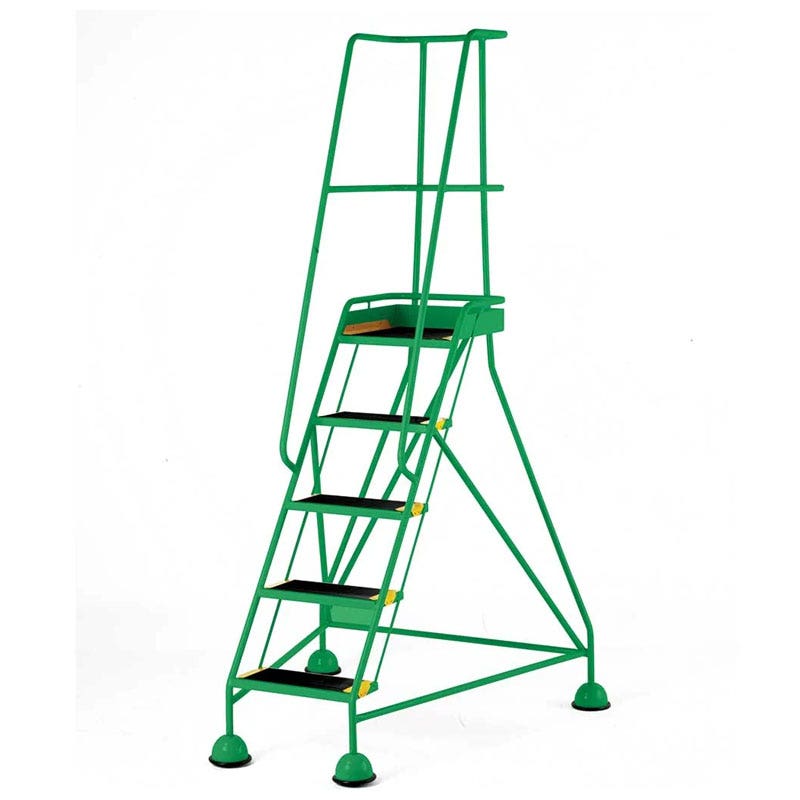 TB Davies 5 Tread Green STEPMOBILE+ Steel Trade Mobile Step