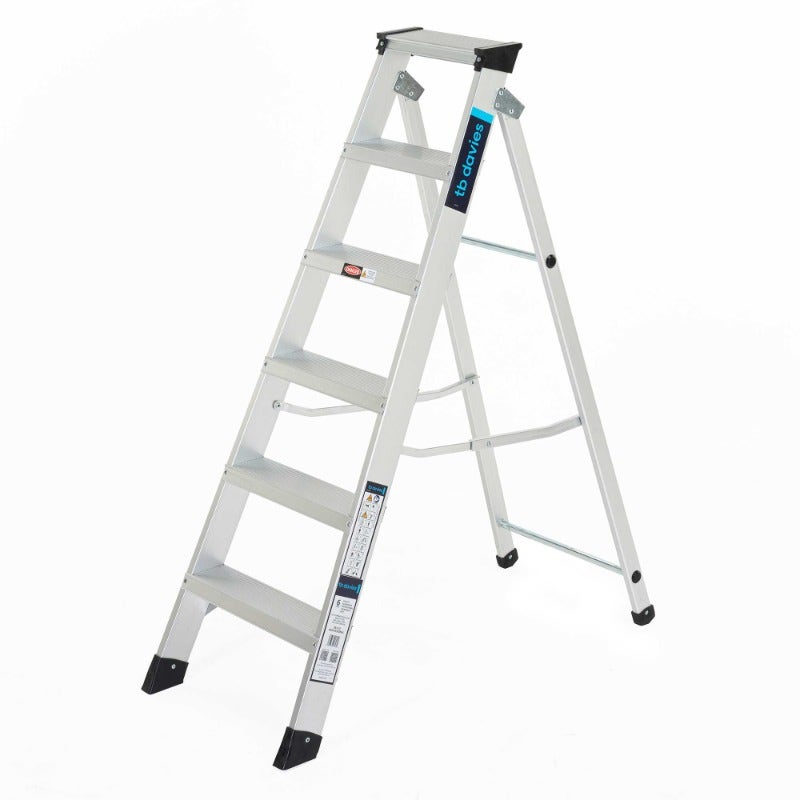 TB Davies 1200-026 6 Tread Professional Swingback Step Ladder